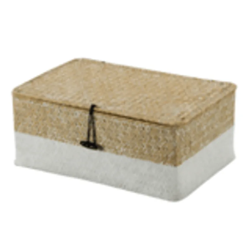 Caixa Organizadora De Seagrass 27Cm Oikos