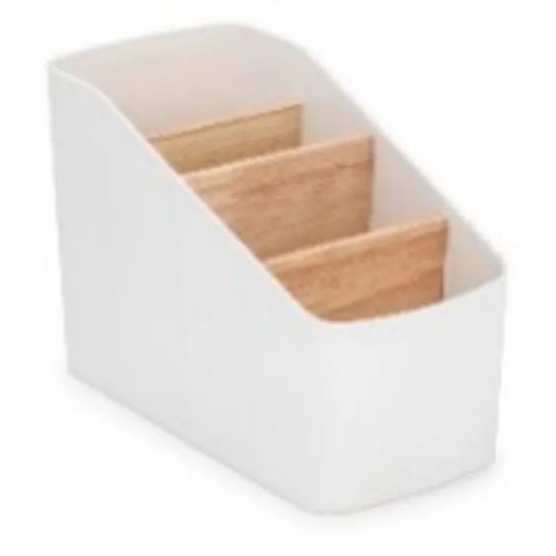 Organizador Vertical Multiuso Com Divisorias De Bambu Oikos