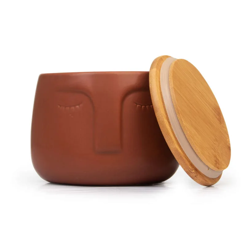 Pote Rosto Dolomita com Tampa Bambú Oikos 900ml