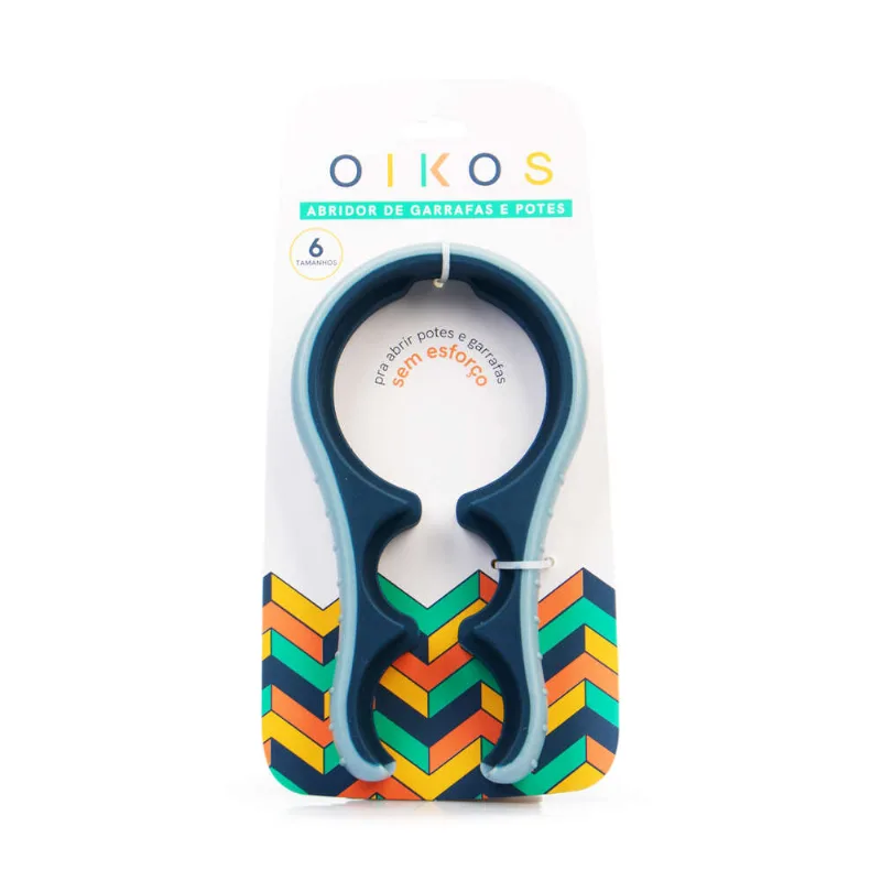Abridor de Garrafas e Potes 6 Tamanhos Oikos