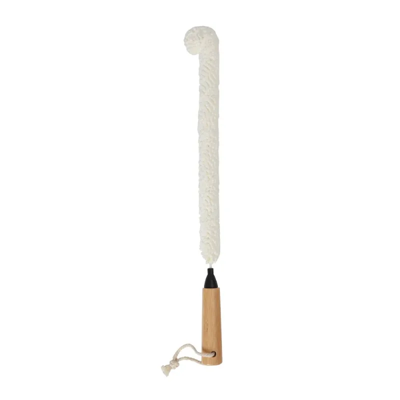 Escova De Limpeza Preta Flexivel Para Jarras Com Cabo De Bambu Oikos