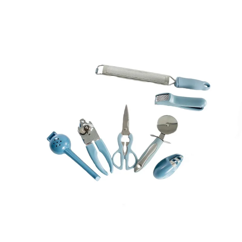 Kit De 7 Acessórios Essenciais U Azul Unica