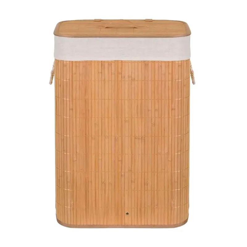 Cesto Roupa Bambu 60cm Oikos