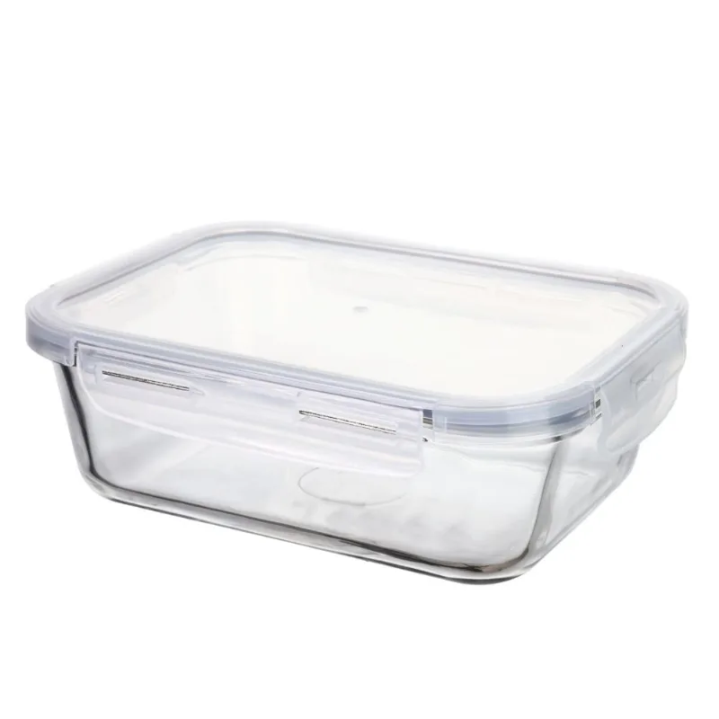 Pote de Vidro Hermético Retangular Mozcada 1000ml