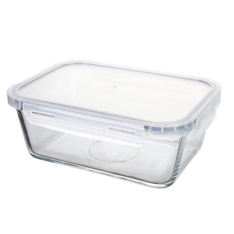 Pote de Vidro Hermético Retangular Mozcada 1500ml