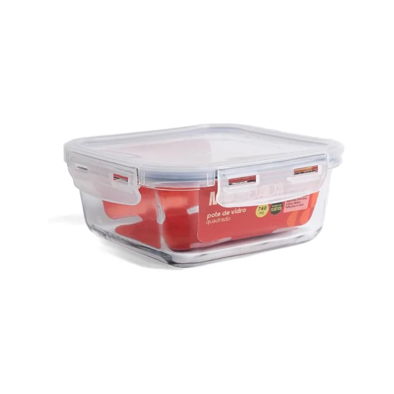 Pote Hermético Vidro com Tampa Mozcada 740ml