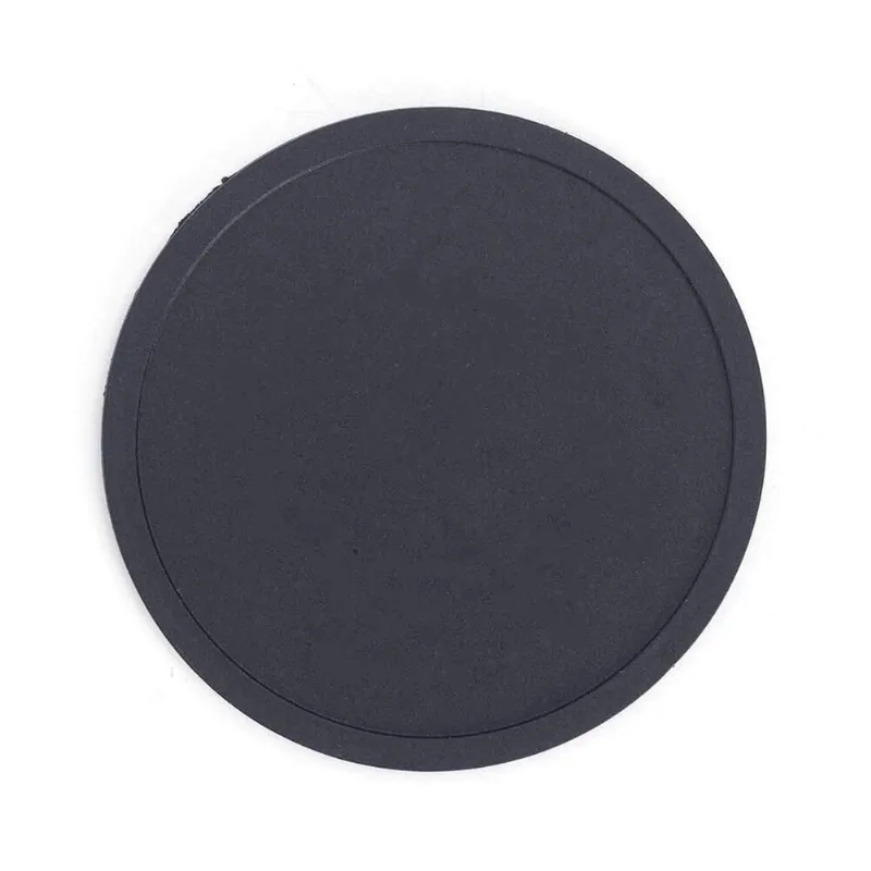 Kit 4 Porta Copos Silicone Preto Oikos