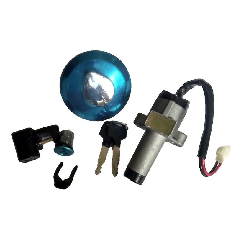 Kit Chave Ignição Titan 150 2004 á 2008 C/ Trava e Tampa