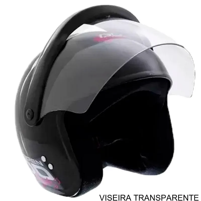 Capacete Gow Interlagos Open 300 Preto 56 243344 (MP) - Gow