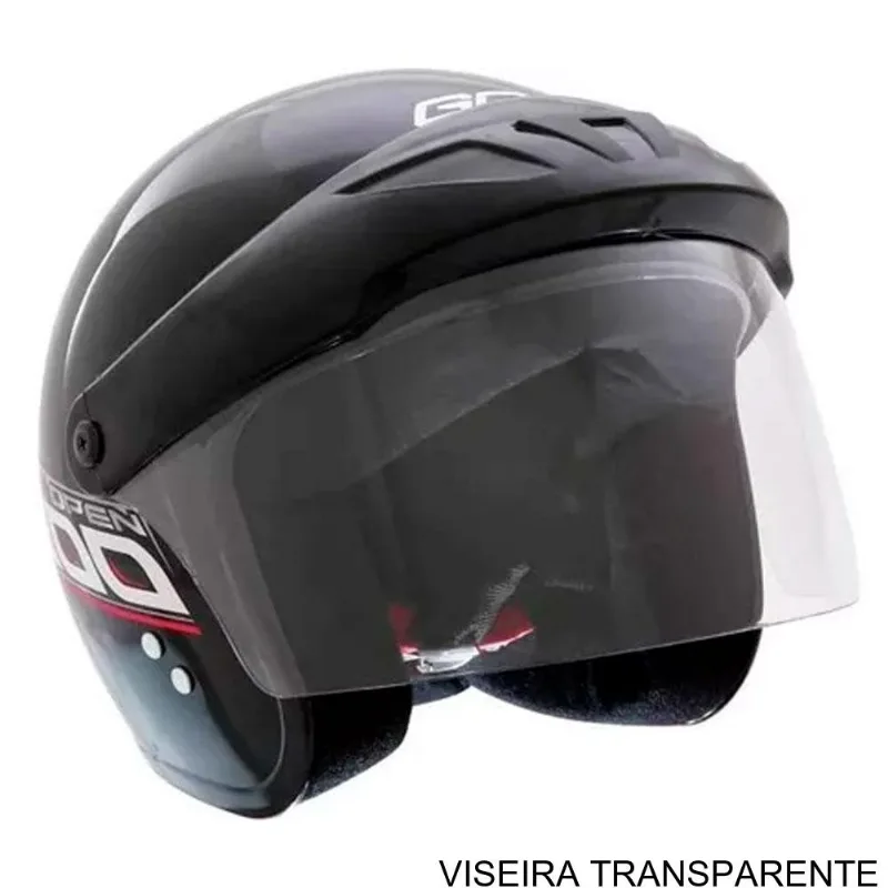 Capacete Gow Interlagos Open 300 Preto 60 238455 (MP)