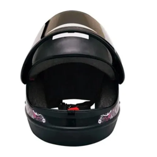 Capacete Gow Interlagos p/ Moto 58 239065 Preto/Vermelho - Gow