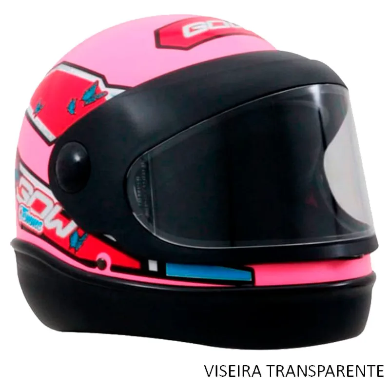 Capacete GOW Interlagos Rosa 58 (MP) - Gow