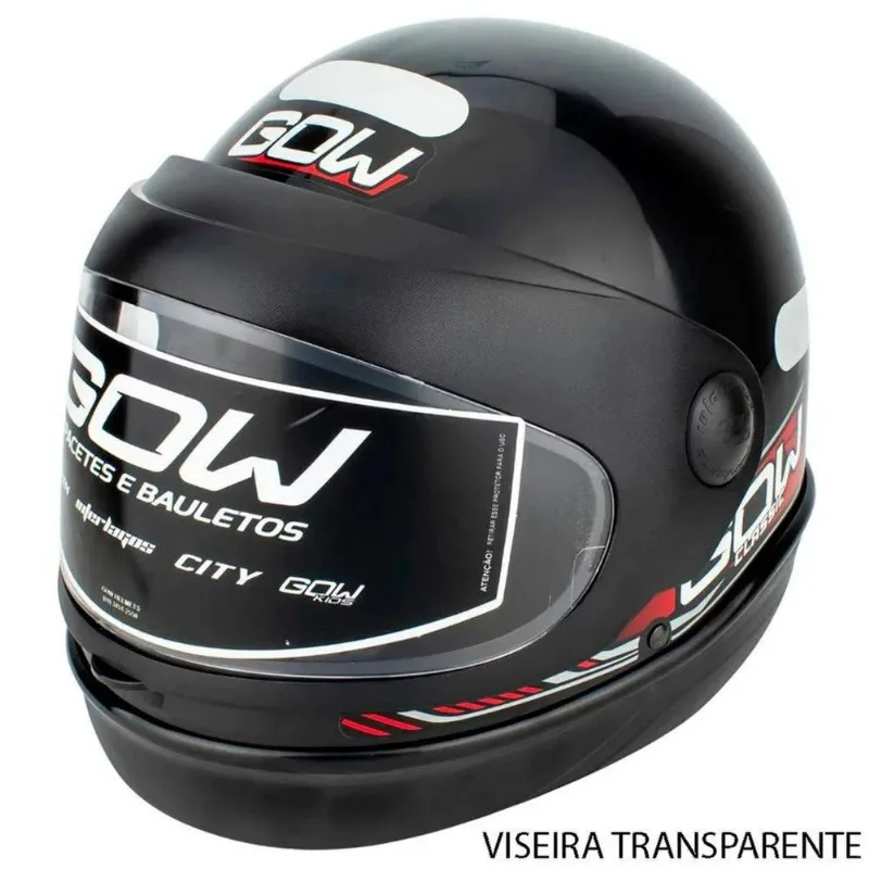 Capacete GOW Interlagos Classic Preto 58 (MP)