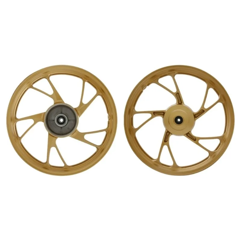 Aro Liga Leve Gear Titan 150 2004 A 2013 KS Tambor 5 Pontas Pé De Galinha Dourado (MP)