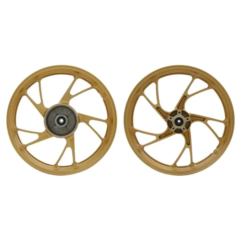 Aro Liga Leve Gear Titan 150 2004 A 2013 ESD Disco 5 Pontas Pé De Galinha Dourado (MP)