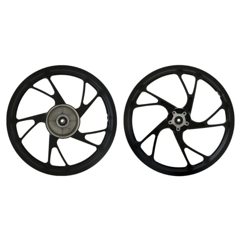 Aro Liga Leve Gear Titan 150 2004 A 2013 ESD Disco 5 Pontas Pé De Galinha Preto (MP)