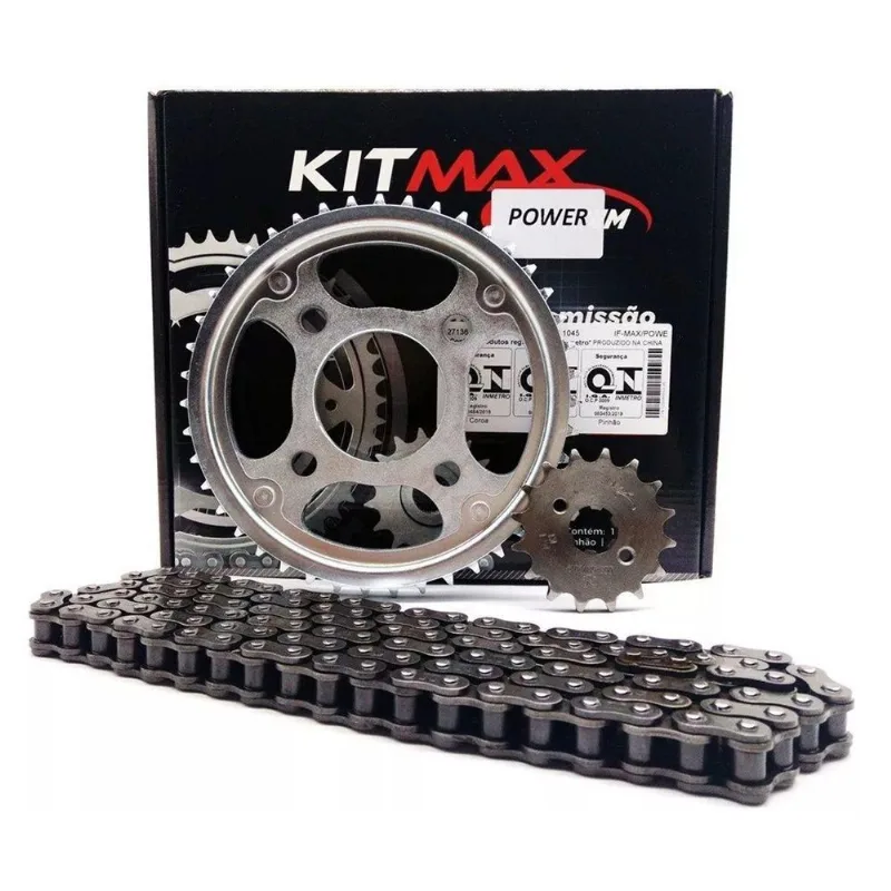 Kit Relação De Moto Max Power Fan 125 2009