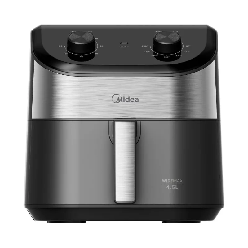 Air Fryer Midea Widemax 4,5L 1500W FWM45P2 | Preto/Inox (220 V) - Midea