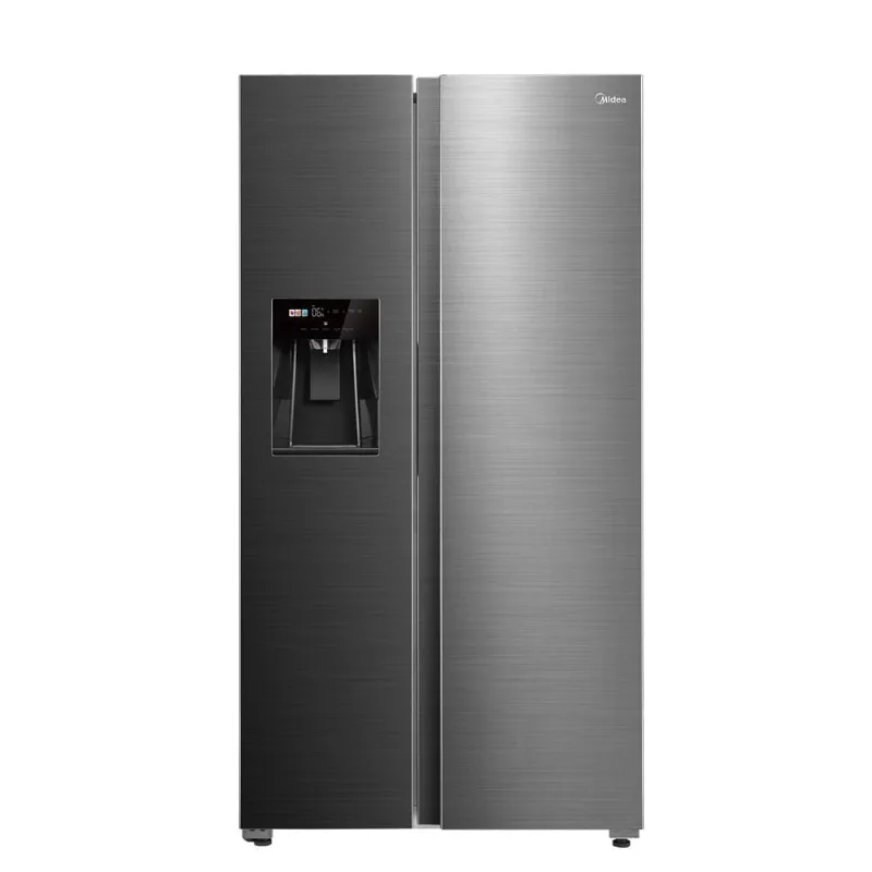 Geladeira Frost Free 570L Dispenser Água e Gelo Inverter cor Inox Midea MDRS761MYD462 - 220v - Midea