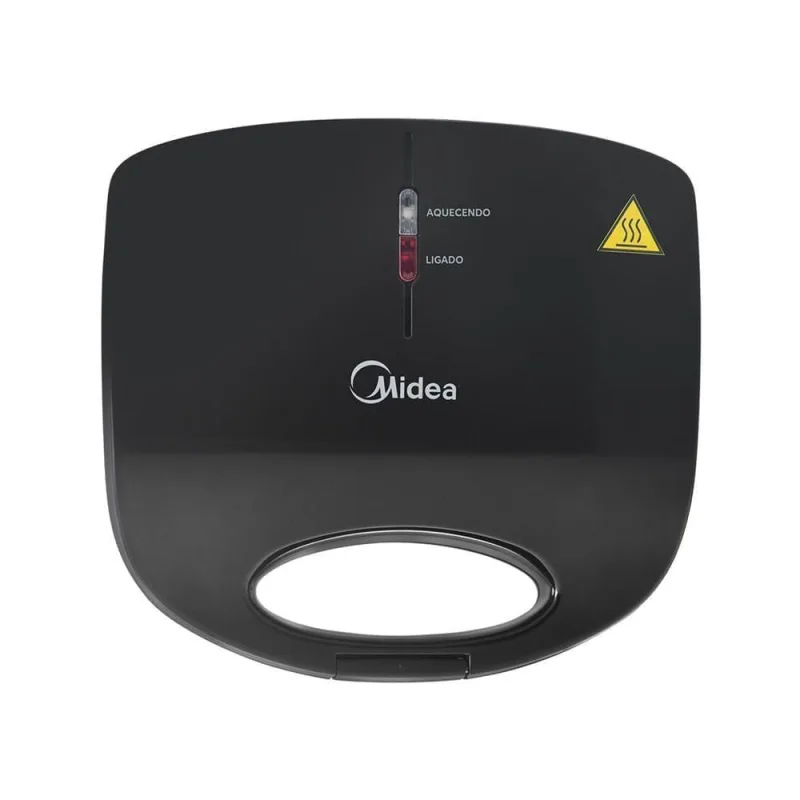 Sanduicheira Midea Blackstone SPMX2 Antiaderente 750W Preto 220V - Midea