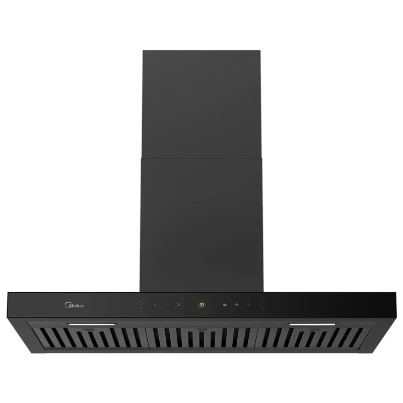 Coifa de Parede 90cm Smart Pro Touch Black Edition Midea MH90M77ET22BW2 - 220v