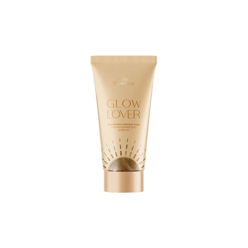 Iluminador Corporal Rosa Selvagem Glow Lover Ouro 80g