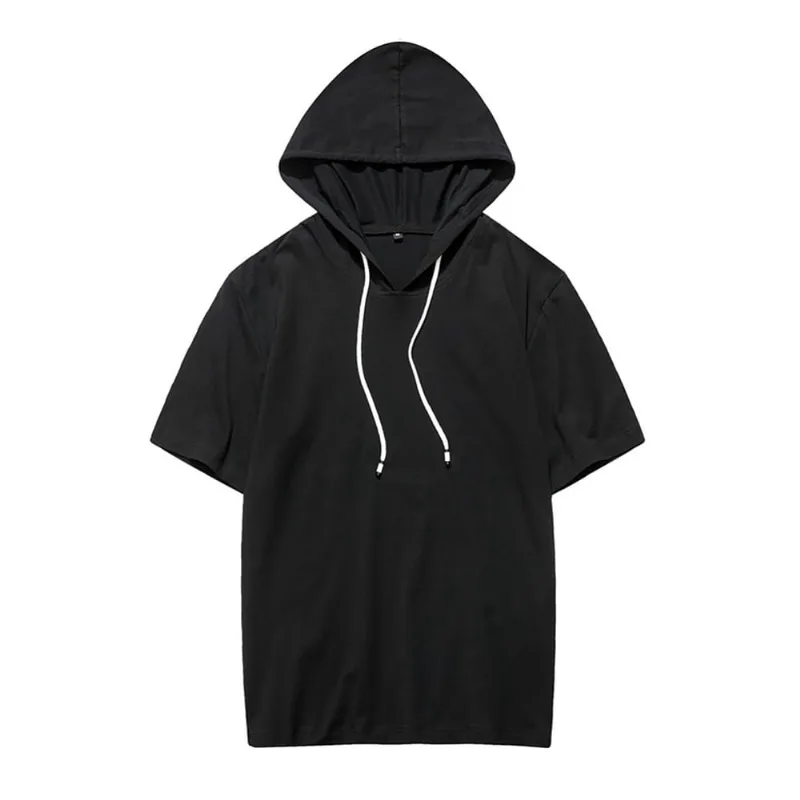 Blusão Camisa Básica Capuz Com Cordão 100% Algodão Meio Swag