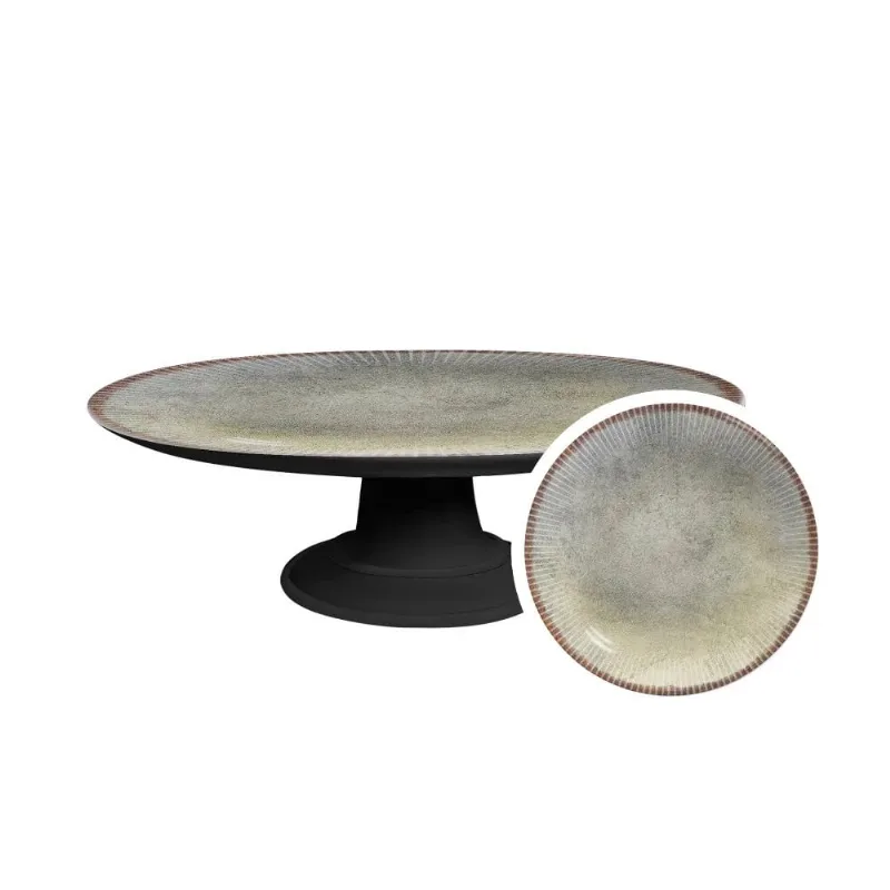 Boleira Media de Ceramica 29cm Jacarta - Alleanza Boleira Media de Ceramica 29cm Jacarta Alleanza