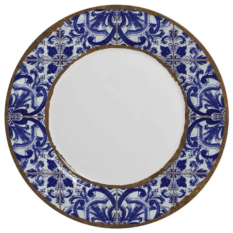 Prato Raso Alleanza Coimbra Cerâmica Decorado 29cm