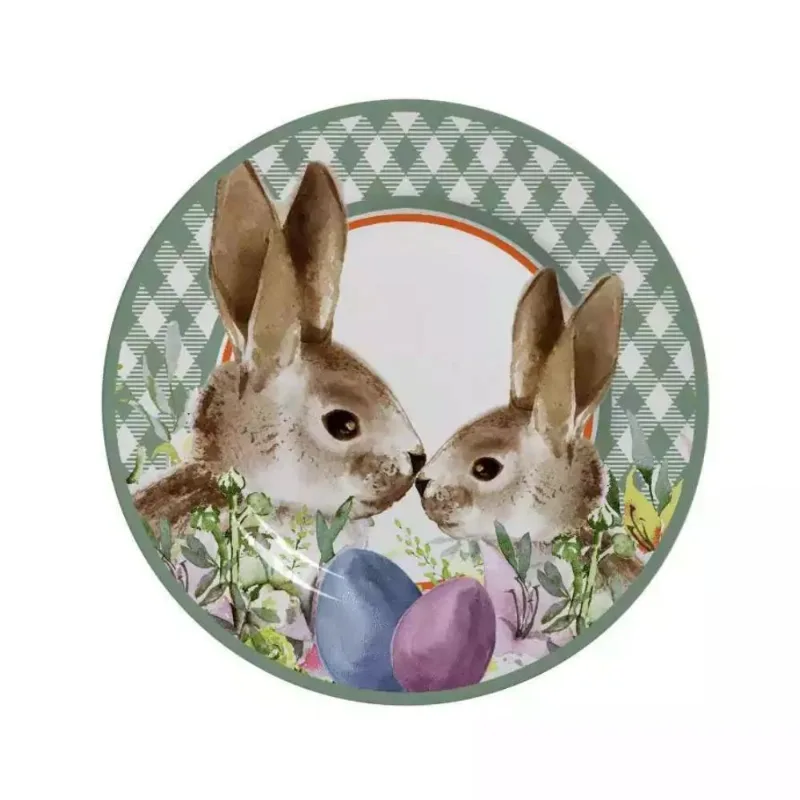 Prato de Sobremesa Bunny Pascoa 21cm