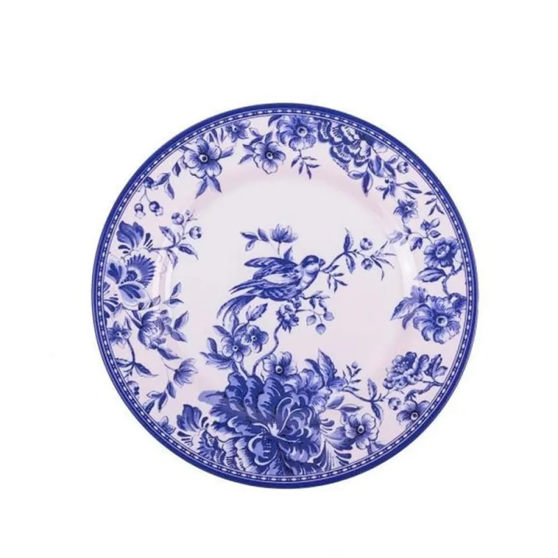 Prato de Sobremesa Alleanza Chinese Garden Cerâmica Decorado 19.5cm - Alleanza - Utilidades E Casa