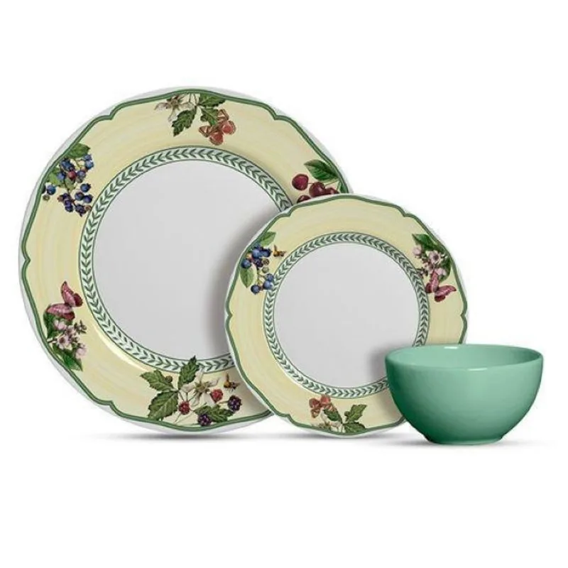 Aparelho De Jantar Fruits Bowl Verde 12 Peças Alleanza - Alleanza