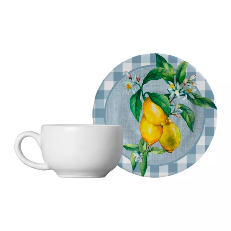 Xícara Café Alleanza Amalfitana 12 Cm Capacidade 80 Ml