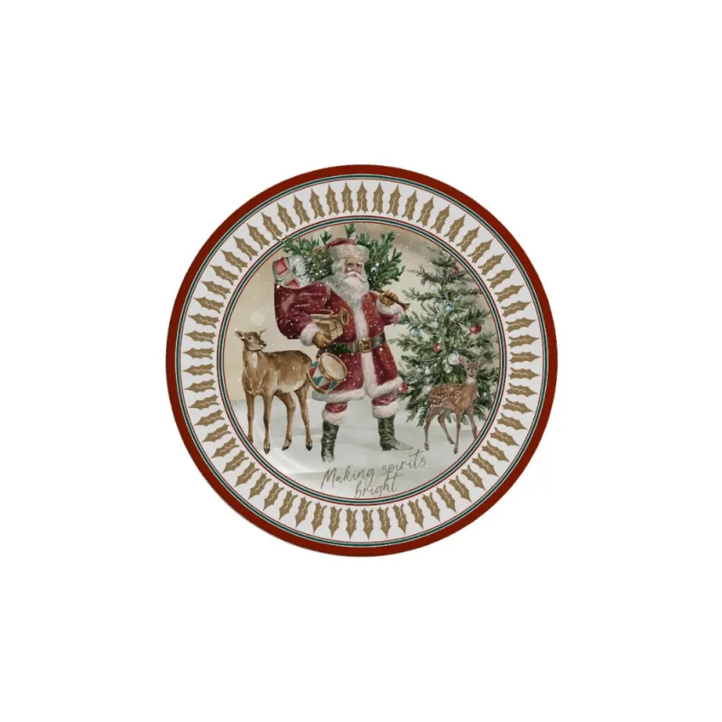 PRATO SOBREMESA CENAS NATAL(7535-103B) - Niazi - Natal