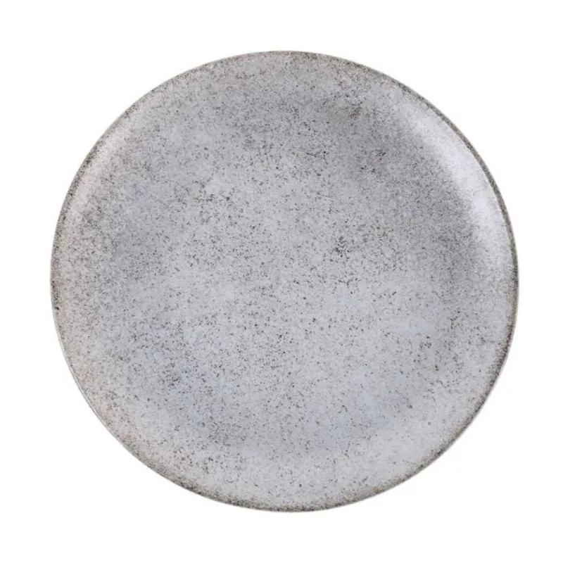 Prato De Sobremesa Coupe Concrete Havan Casa 21Cm - Cerâmica