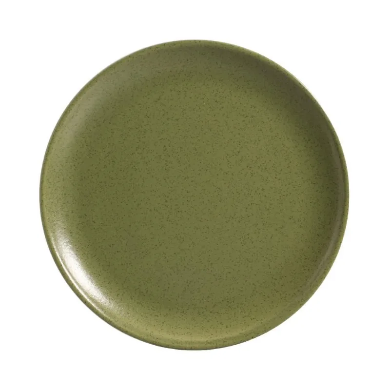 Prato Raso Coupe Organic Olive Alleanza 29Cm - Cerâmica - Alleanza
