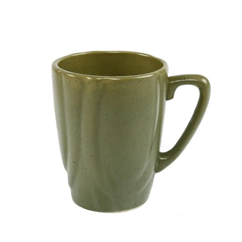 Caneca Cerâmica Slim Organic Olive Alleanza 280Ml - Verde - Alleanza