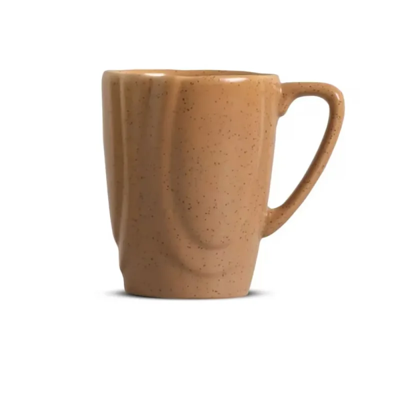 Caneca Slim Alleanza Cerâmica Terracota 8cm - Alleanza - Utilidades E Casa