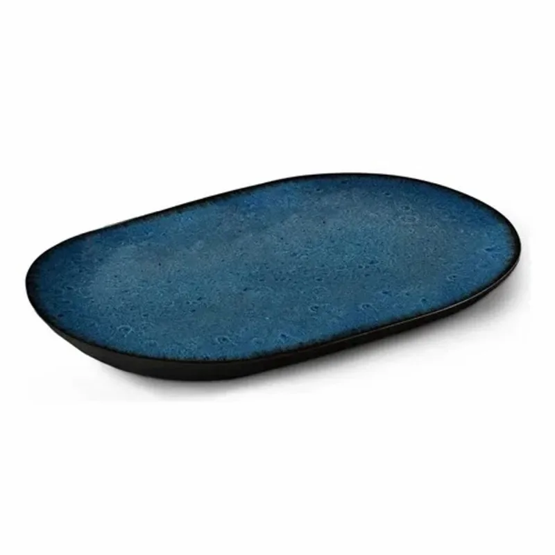 Travessa Alleanza Ceramica Albânia Azul 34.4cm - Alleanza - Utilidades E Casa