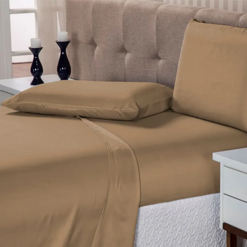 Jogo de Cama Percal 200 Fios Toque de Algodão King 3 Peças Rosa Casa Dona