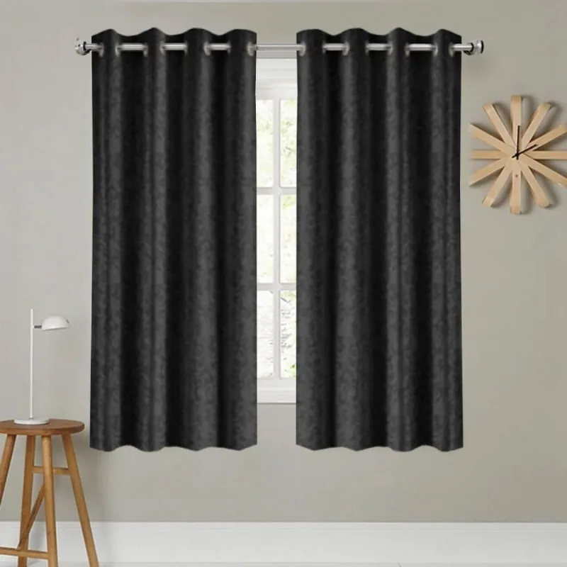 CORTINA BELLA QUARTO SALA CORTA LUZ 1,70Mx2,80M JACQUARD 4 CORES CASA DONA
