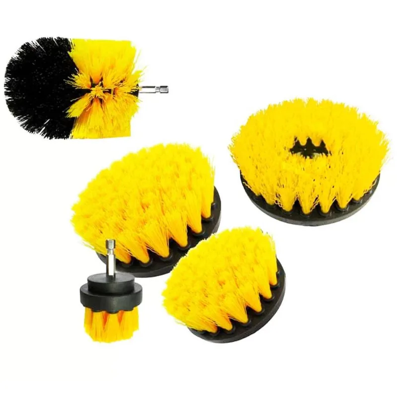 Jogo Escova Nylon 5 Pc Para Furad. Haste 06065 Titanium
