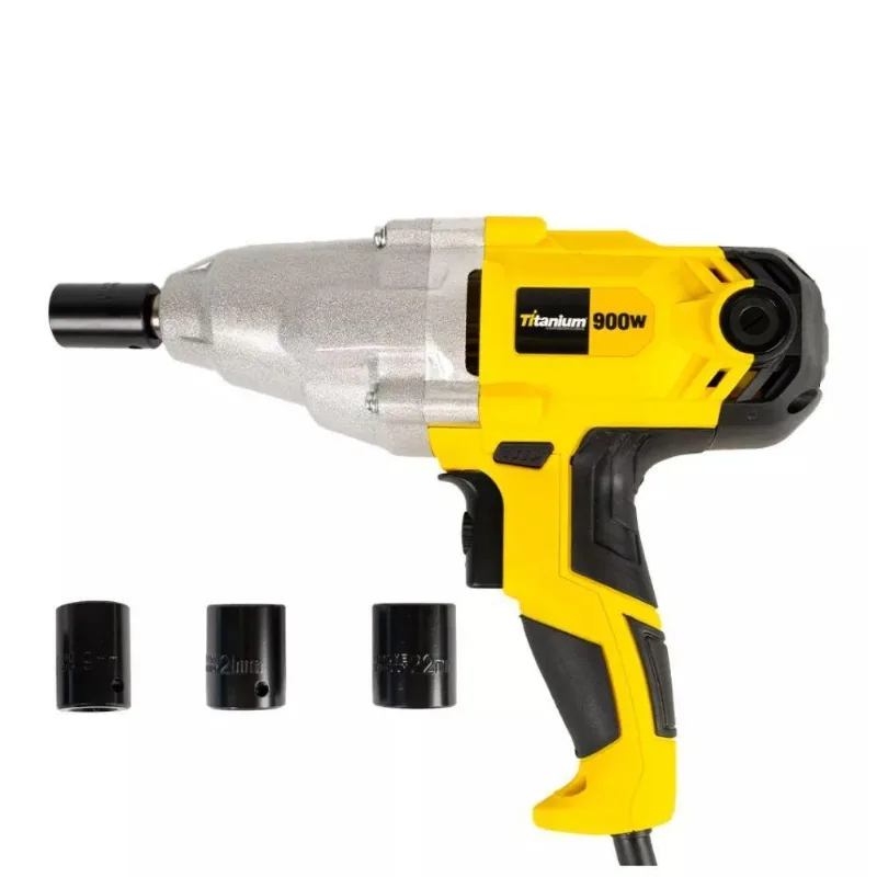 Chave De Impacto Elétrica Encaixe 1/2pol 900w Titanium 7645