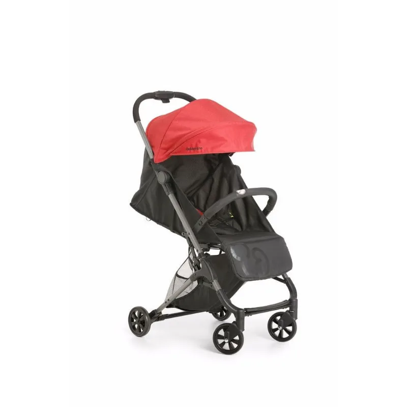 Carrinho de Bebê Duolee Galzerano Preto e Vermelho