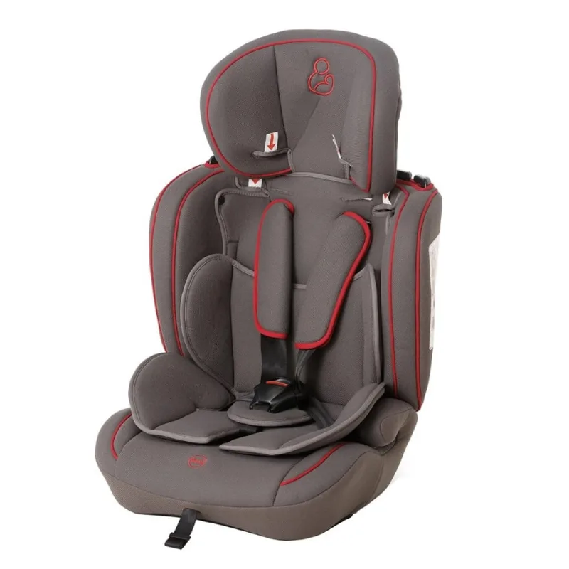 Cadeira para Auto Galzerano Ravi de 9 a 36 Kg Grafite com Vermelho