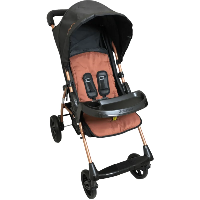 Carrinho de Bebe para Passeio Berço Galzerano Romano Terracota - Galzerano - Bebês E Higiene Infantil