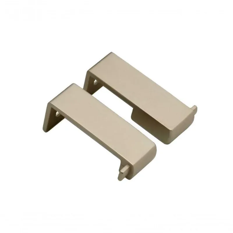 Ponteira Facetato Pe-183 A1318 D/e Para Perfil 18mm Rm-183 Cor:champanhe