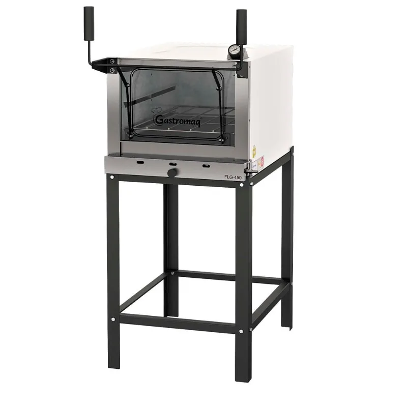 Forno Lastro a Gás Gastromaq Epóxi 45cm Porta Guilhotina FLG 450 PG G2