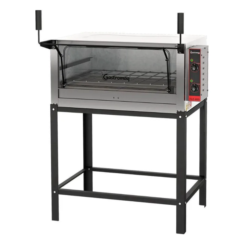 Forno De Lastro Elétrico Fle800pg Gastromaq Forno Elétrico Com Porta Guilhotina 220v Epóxi - GASTROMAQ