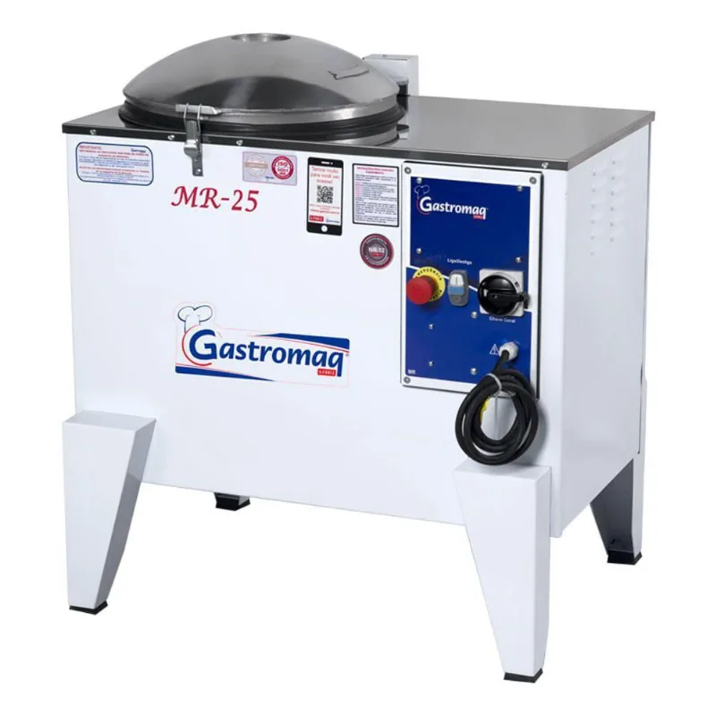Amassadeira Rápida 25kg Mr25 Gastromaq Masseira Trifásica Epóxi 220v - GASTROMAQ